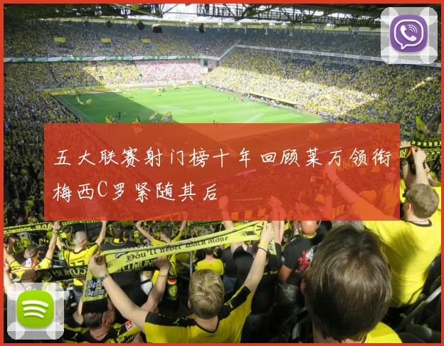 五大联赛射门榜十年回顾莱万领衔梅西C罗紧随其后